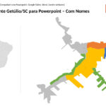 Bairros de Presidente Getúlio/SC em PowerPoint