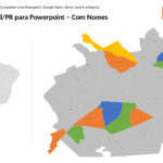Bairros de Cascavel/PR em PowerPoint
