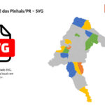 Bairros de São José dos Pinhais/PR em SVG