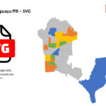 Bairros de Foz do Iguaçu/PR em SVG