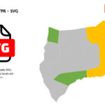 Bairros de Pinhais/PR em SVG