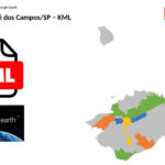 Bairros de São José dos Campos/SP em KML (Google Earth)