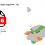 Bairros de São José dos Campos/SP em SVG