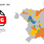 Bairros de Piracicaba/SP em SVG