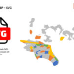Bairros de Santos/SP em SVG