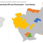 Bairros de Itaquaquecetuba/SP em PowerPoint