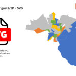 Bairros de Guaratinguetá/SP em SVG