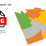 Bairros de Jaboticabal/SP em SVG
