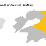 Bairros de São Manuel/SP em PowerPoint