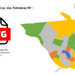 Bairros de Santa Cruz das Palmeiras/SP em SVG