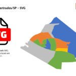 Bairros de Santa Gertrudes/SP em SVG