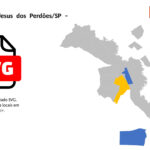 Bairros de Bom Jesus dos Perdões/SP em SVG