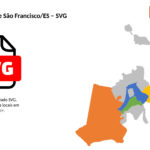 Bairros de Barra de São Francisco/ES em SVG
