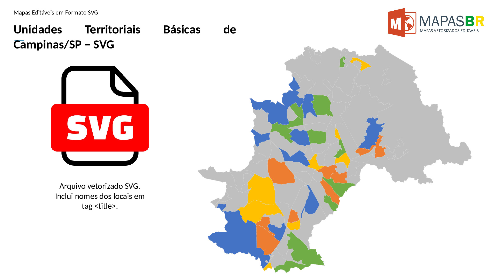 15014_svg-0 Unidades Territoriais Básicas de Campinas/SP em SVG - Imagem 1