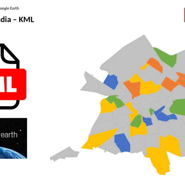 Bairros de Uberlândia em KML (Google Earth)