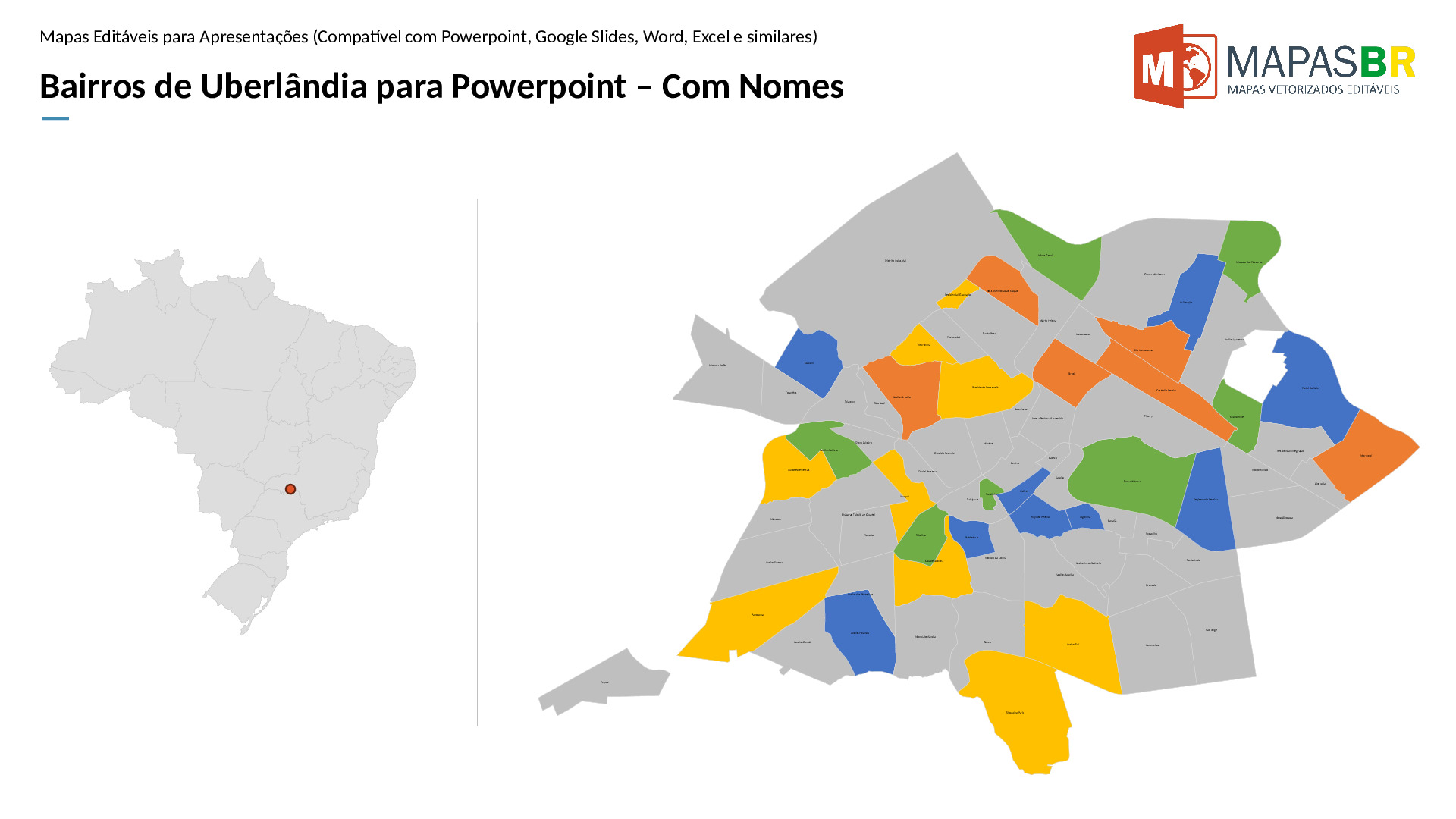 15053_ppt-1 Bairros de Uberlândia em PowerPoint - Imagem 1