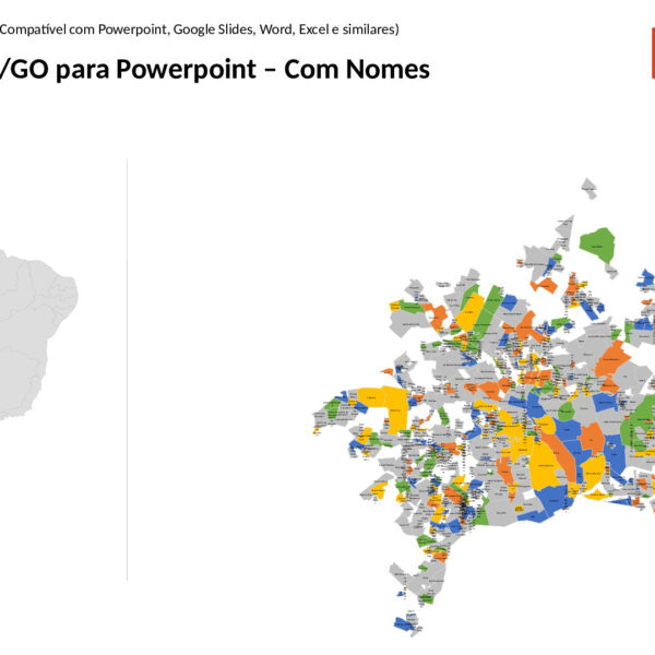 Bairros de Goiânia/GO em PowerPoint