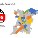 Bairros de Governador Valadares/MG em SVG