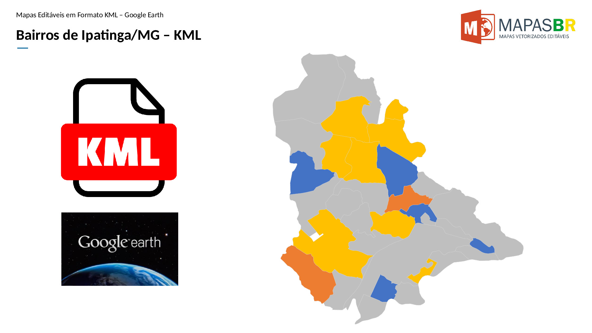 15098_kml-0 Bairros de Ipatinga/MG em KML (Google Earth) - Imagem 1