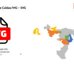 Bairros de Poços de Caldas/MG em SVG