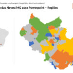 Bairros de Ribeirão das Neves/MG em PowerPoint