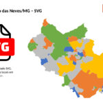 Bairros de Ribeirão das Neves/MG em SVG