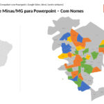 Bairros de Patos de Minas/MG em PowerPoint