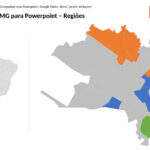 Bairros de Passos/MG em PowerPoint