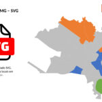 Bairros de Passos/MG em SVG