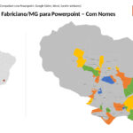 Bairros de Coronel Fabriciano/MG em PowerPoint