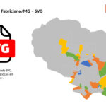 Bairros de Coronel Fabriciano/MG em SVG