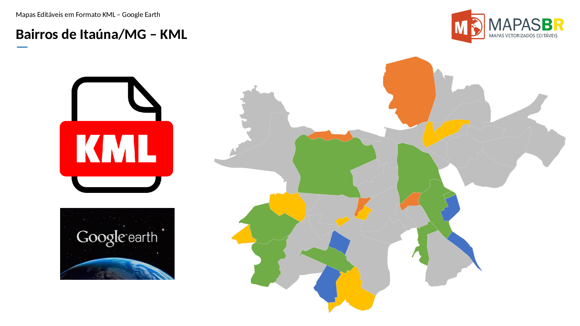 15121_kml-0 Bairros de Itaúna/MG em KML (Google Earth) - Imagem 1