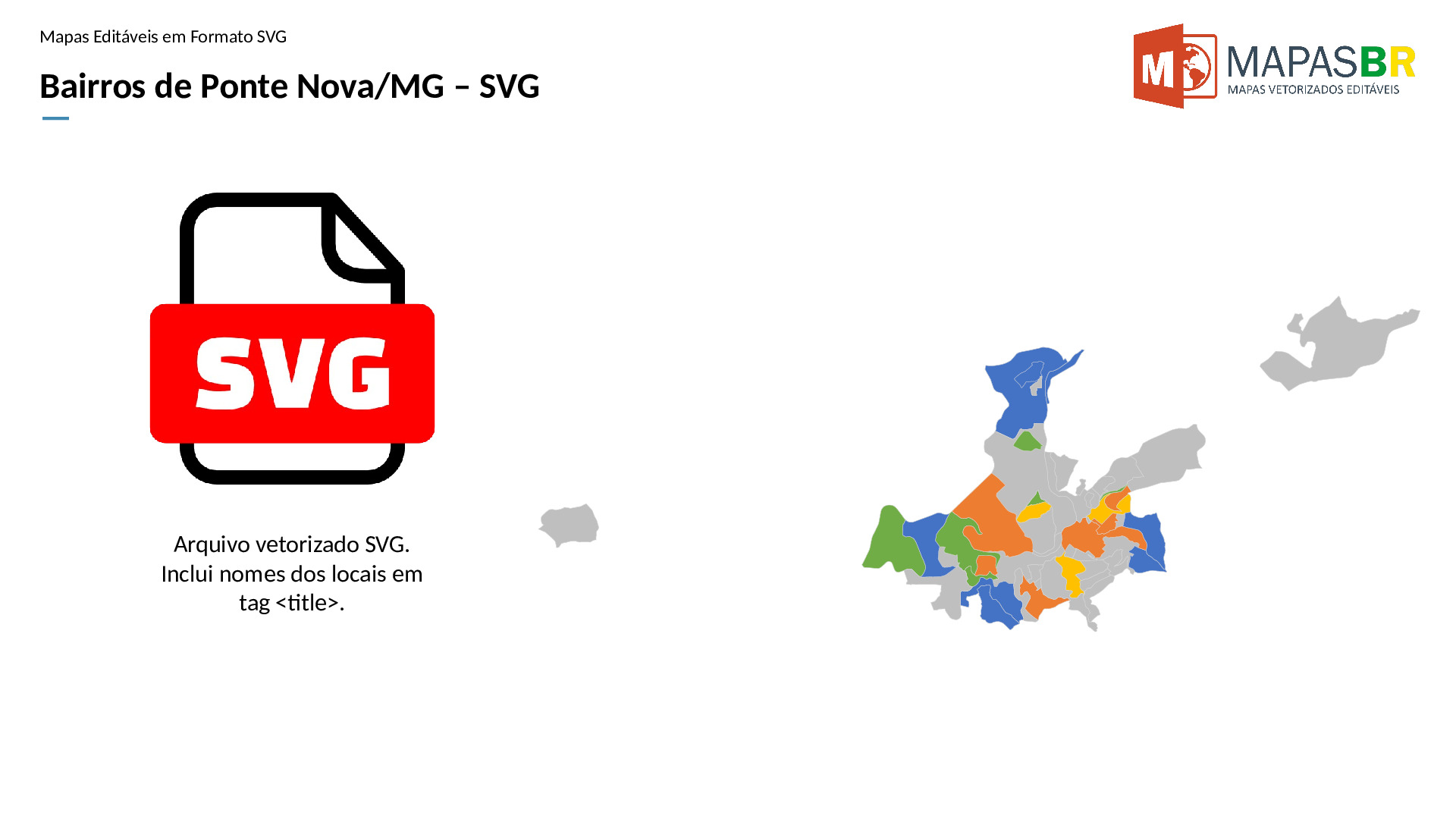 15129_svg-0 Bairros de Ponte Nova/MG em SVG - Imagem 1