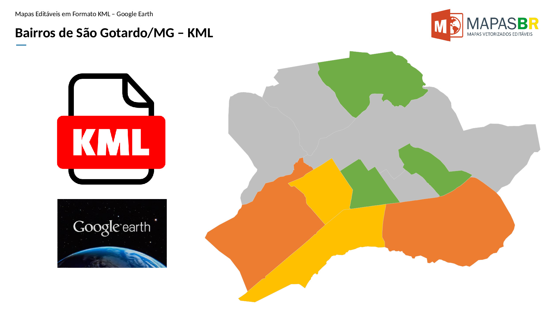 15136_kml-0 Bairros de São Gotardo/MG em KML (Google Earth) - Imagem 1