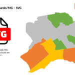 Bairros de São Gotardo/MG em SVG