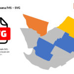 Bairros de Aquidauana/MS em SVG