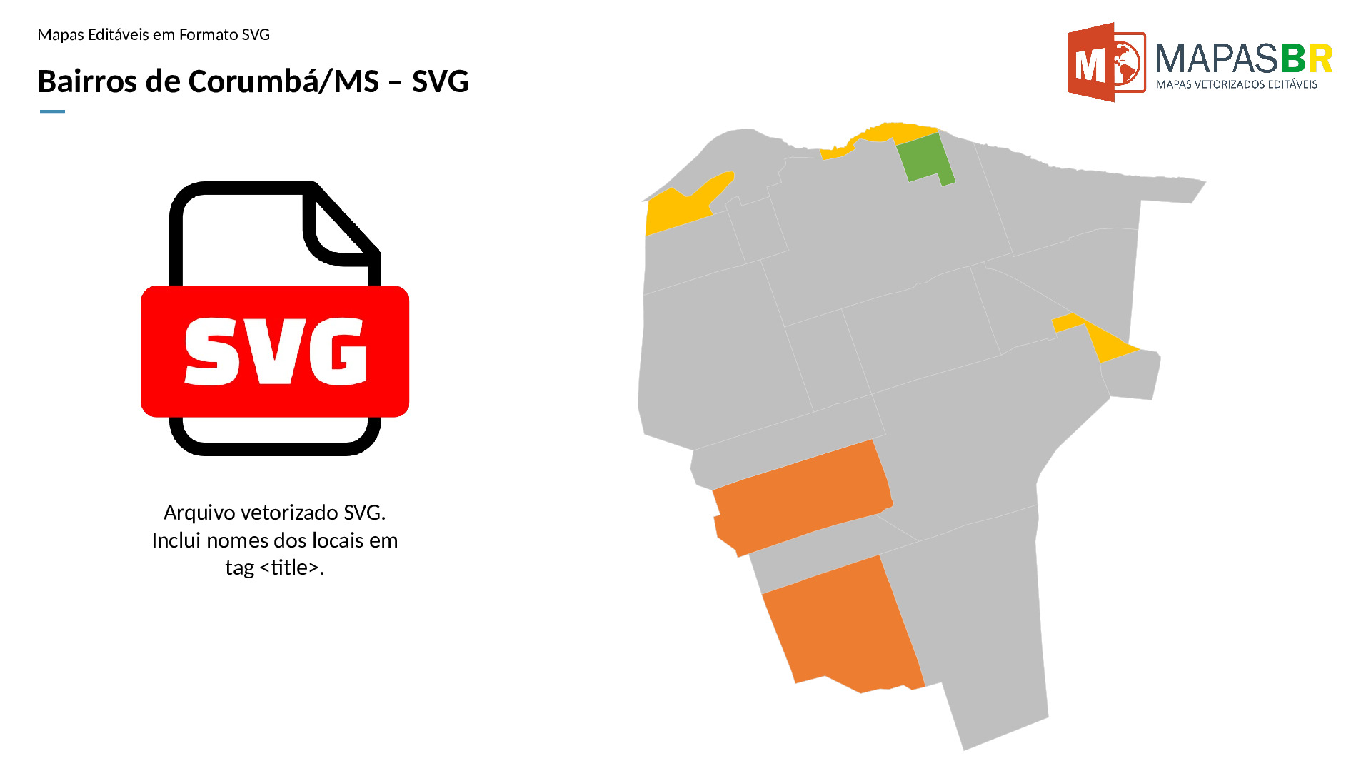 15388_svg-0 Bairros de Corumbá/MS em SVG - Imagem 1