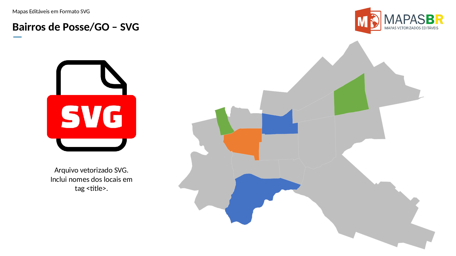 15390_svg-0 Bairros de Posse/GO em SVG - Imagem 1