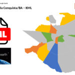 Bairros de Vitória da Conquista/BA em KML (Google Earth)