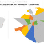 Bairros de Vitória da Conquista/BA em PowerPoint
