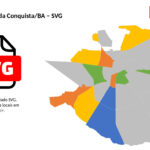 Bairros de Vitória da Conquista/BA em SVG