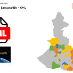 Bairros de Feira de Santana/BA em KML (Google Earth)