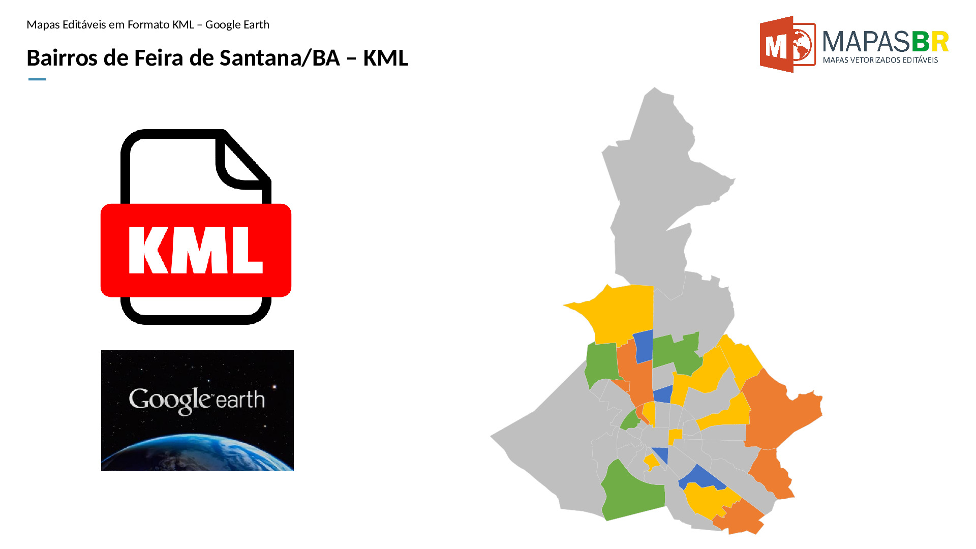 15456_kml-0 Bairros de Feira de Santana/BA em KML (Google Earth) - Imagem 1