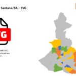 Bairros de Feira de Santana/BA em SVG