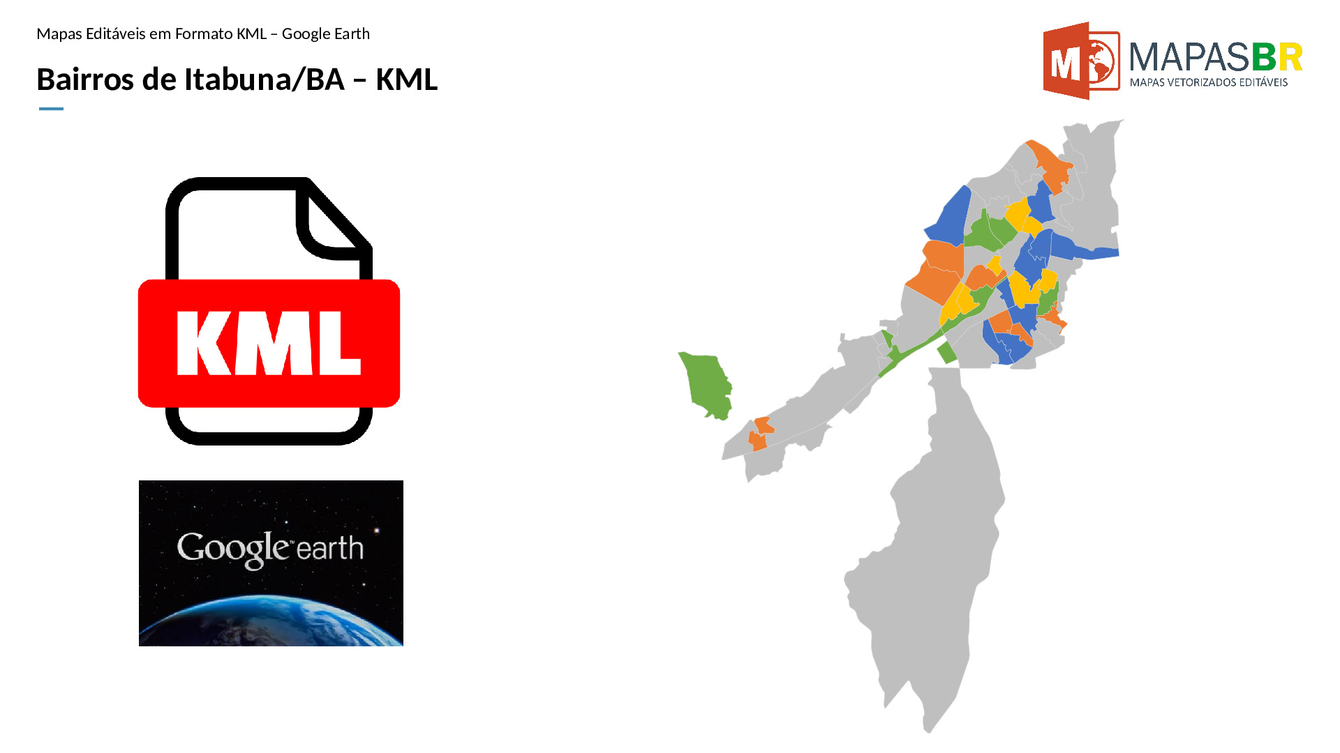 15460_kml-0 Bairros de Itabuna/BA em KML (Google Earth) - Imagem 1