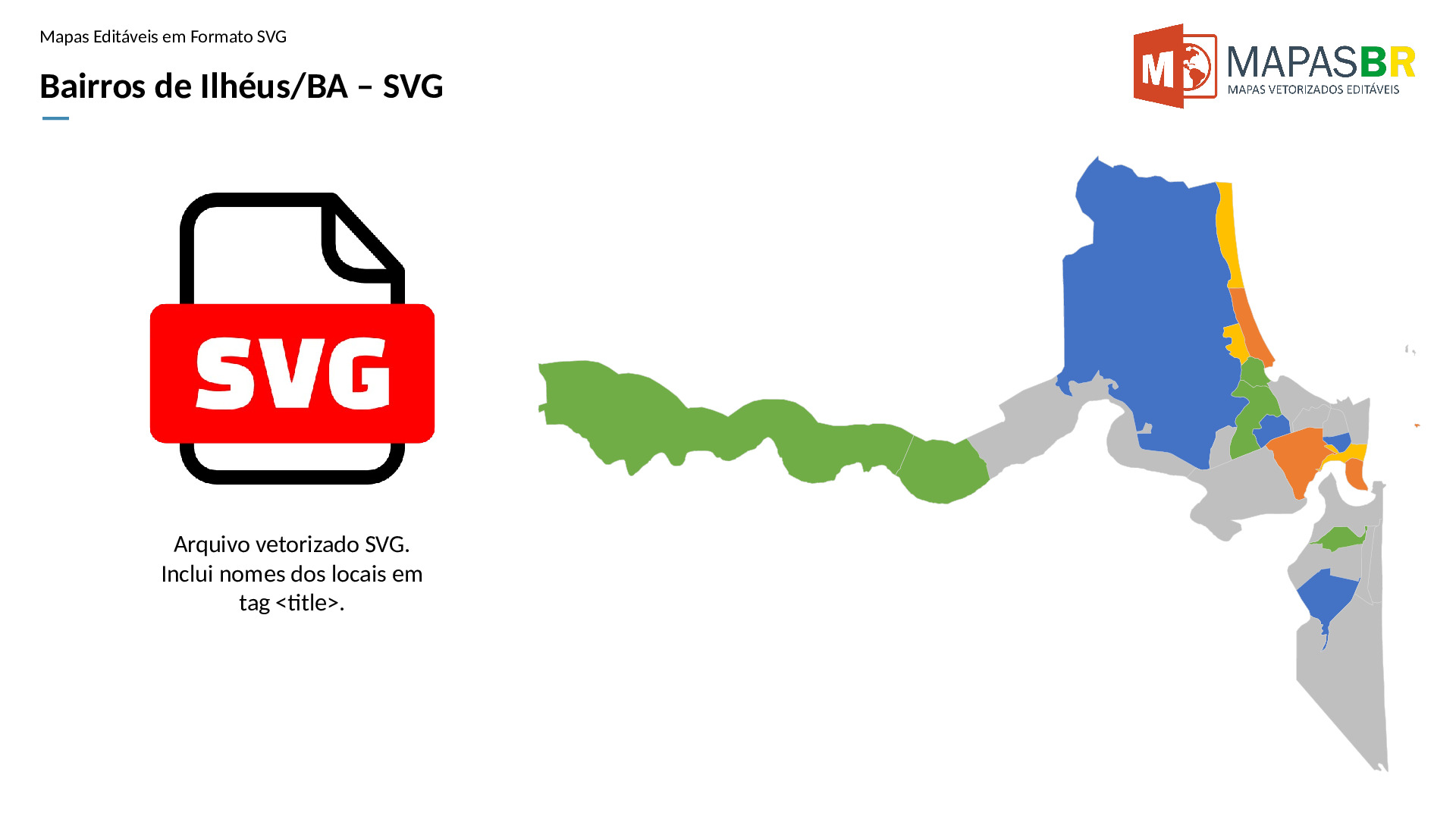 15462_svg-0 Bairros de Ilhéus/BA em SVG - Imagem 1