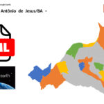 Bairros de Santo Antônio de Jesus/BA em KML (Google Earth)