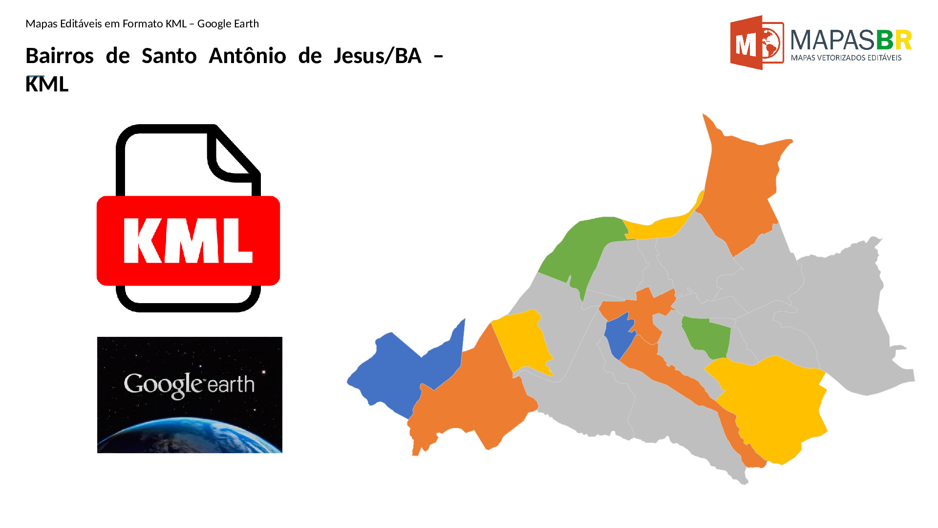 15464_kml-0 Bairros de Santo Antônio de Jesus/BA em KML (Google Earth) - Imagem 1
