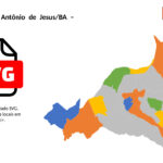 Bairros de Santo Antônio de Jesus/BA em SVG