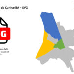 Bairros de Euclides da Cunha/BA em SVG